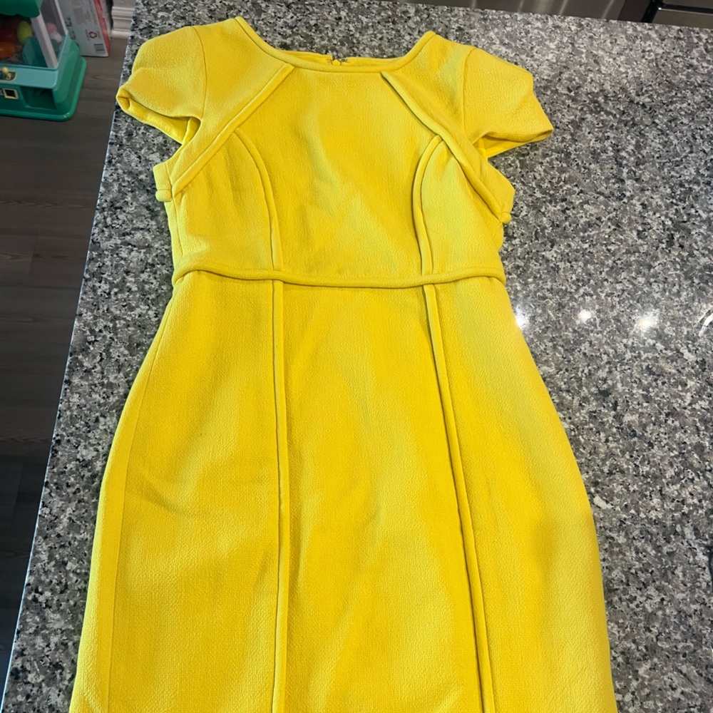 Tibi Yellow Work Dress size 6